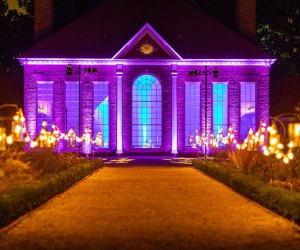 See Mount Vernon all aglow during Christmas Illuminations. Photo courtesy of Mount Vernon