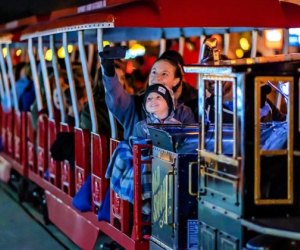 Try a Polar Express train ride this holiday season 2023. Photo courtesy of The Christmas Train in Alvin