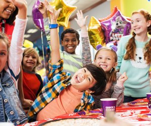 Kids love a birthday party filled with games and pizza at Chuck E. Cheese. Photo courtesy of Chuck E. Cheese