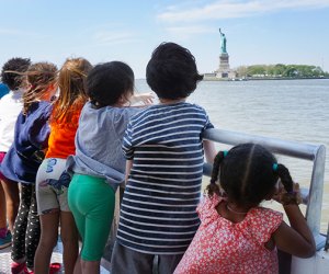 NYC boat ride with kids the Circle Line