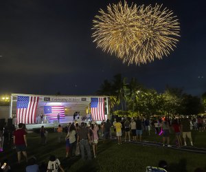 Weston's Hometown Fireworks Celebration sets the sky alight with a Sunday night celebration. Photo courtesy of City of Weston Florida, Municipal Government