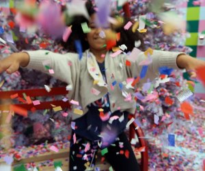 Color Factory NYC: Confetti throw