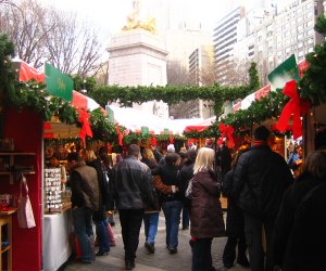 Columbus Circle's holiday market