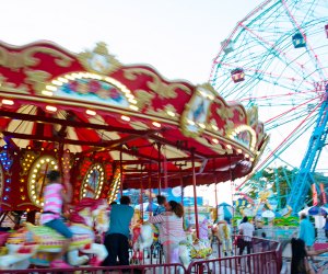 Visit the rides along the Coney Island boardwalk. Photo by Julienne Schaer for NYCgo