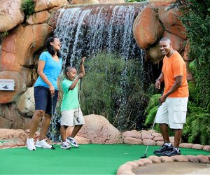 Putter around at Congo River Mini Golf...just watch the waterfall.