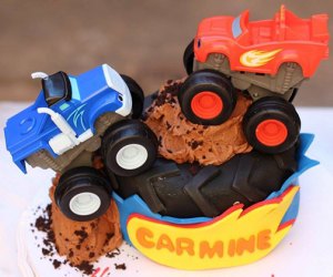 Conti's Pastry Shoppe monster truck birthday cakes