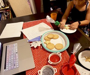 Cookie decorating Christmas Traditions covid