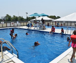 Enjoy fun on the fields, courts, in the pool, and all around at Aviator Sports Day Camps. Photo courtesy of the camp