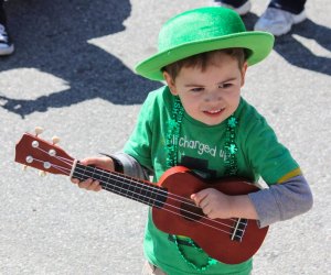 Celebrate St. Patrick’s Day in Los Angeles: St. Patrick's Day Parades, Festivals, and Food Little leprechauns love ukuleles! Photo courtesy of the County Ventura St. Patrick's Day Parade