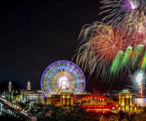 Don't miss the beautiful 4th of July fireworks in Chicago over Navy Pier. Photo courtesy of Navy Pier