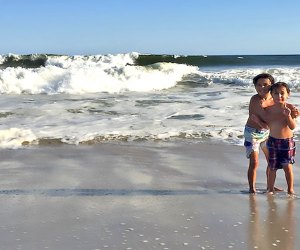 The Best Beaches for Families on Long Island Crush some waves at a Long Island beach. Photo by Jaime Sumersille