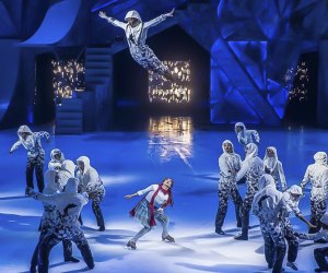 Production still from Crystal, an Acrobatic Performance on Ice. Photo courtesy of Cirque du Soleil 