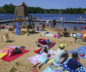 Image of Newton's Crystal Lake, a swimming lake near Boston you need to discover.