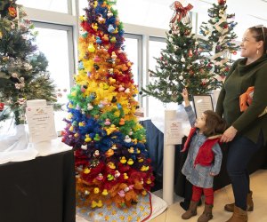 Families can enjoy some colorful sights and holiday fun in CT this weekend. Festival of Trees photo  © Ann Charles Photography 