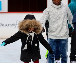 Ice skating is a great family activity on Christmas Day or Christmas Eve. Photo courtesy of Winterfesthartford.com