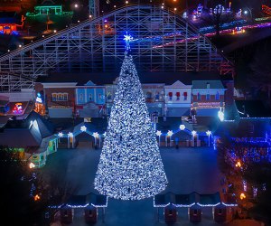 The top Christmas activities are lighting up Connecticut! Holiday Lights photo courtesy of Lake Compounce  