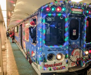 You know Christmas has officially arrived in Chicago when the CTA decks out their holiday trains! Photo courtesy of the CTA