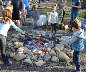 Get fired up for spring fun in CT this weekend, with family fun like Campfire: Spring Equinox at Earthplace. Photo by Zoe Browne courtesy of the center.