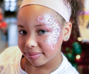 Curly and Daisy face painting