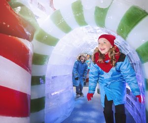 Zoom down frozen slides, creep through icy tunnels, and more at ICE! Photo courtesy of Gaylord Texas at Gaylord Texan Resort and Conference Center. 