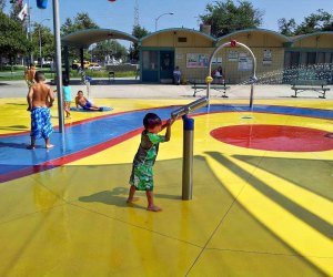 The Coolest Free Splash Pads and Spraygrounds in LA: Dalton Park Splash Pad.