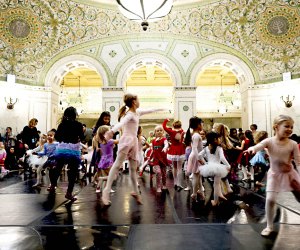 Sugar plum fairies and mouse kings of all ages and abilities are invited to point their toes and dance at the Dance Along Nutcracker. Photo courtesy of the City of Chicago 
