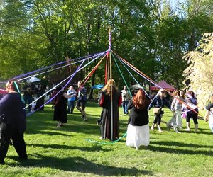 Kids can dance around the maypole and more at the Long Island Beltaine Festival. Photo courtesy of the festival