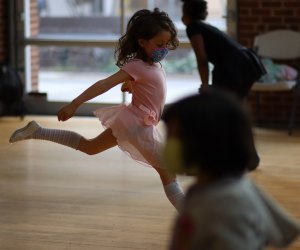 children dancing ballet