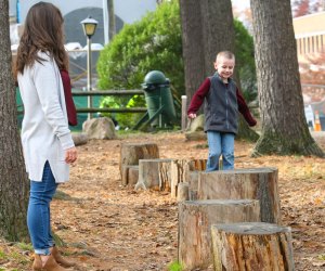 Cherry Hill Park has lots of fun places for kids to explore. Photo courtesy of author Jess Goodwin