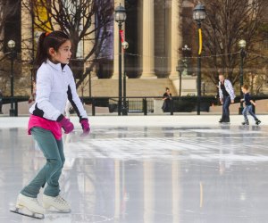 The popular Sculpture Garden ice rink is back at the Smithsonian National Gallery of Art. Photo by Elvert Barnes via Flickr 2.0