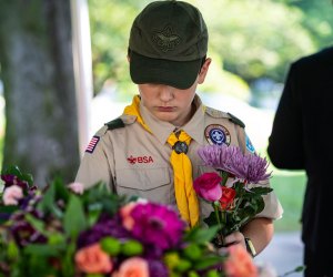 Honor those who died while serving in the US military during Flowers of Remembrance Day at Arlington National Cemetery. US Army photo by Elizabeth Fraser 