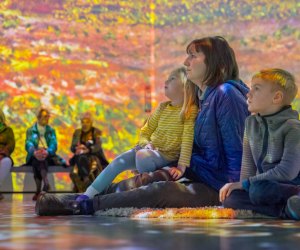 Christmas vacation is the perfect time to catch Monet: The Immersive Experience before it leaves town in January! Photo courtesy of the experience