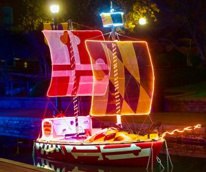 Sailing Through the Winter Solstice is a dazzling free event. Photo courtesy of the Downtown Frederick Partnership