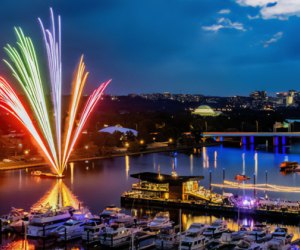 The Pride on the Pier fireworks will dazzle the whole family. Photo courtesy of the Leonard-Litz LGBTQ Foundation