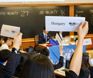 Model UN camp prepares tweens and teens to be the next global leaders. Photo courtesy of the Model United Nations Institute Summer Camp