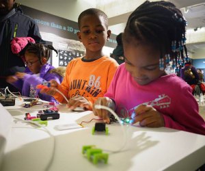 Enjoy an hour of code at MODA's monthly Design Club Day. Photo courtesy of the museum
