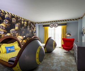 Best Themed Hotel Suites: : Despicable Me Kids' Suites at Loews Portofino Bay Hotel at Universal Orlando :Hotel Suites Around the World That Will Blow Your Kids' Minds