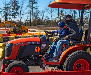 Diggerland USA provides an all-ages, family-fun experience driving, riding and operating real construction machines. Photo courtesy of Diggerland USA