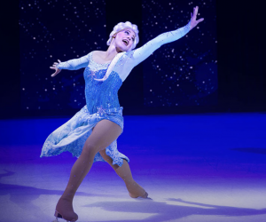 The cold doesn't bother us! Photo courtesy of Disney on Ice