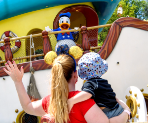 Say hi to Donald! Photo by Richard Harbaugh, courtesy of the Disneyland Resort
