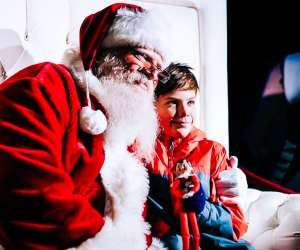 Take a free picture with Santa at the District's Holiday Boat Parade. Photo courtesy of The Wharf DC