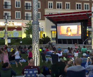 Head to Storrs for a family movie night under the stars! Moonlight Movies photo courtesy of Downtown Storrs