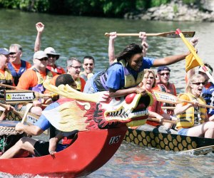 Come to the Dragon Boat Race for Literacy for exciting races, cultural performances, and children's activities. Photo courtesy of Chinatown Chicago