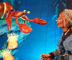 The Dragon King is an underwater fantasy based on Chinese folklore, Photo courtesy of the Tanglewood Marionettes