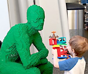 See the world's largest display of Lego art at the New York Hall of Science. Photo by Drew Kristofik
