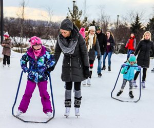 Winter Wonderland Ice Skating Rink courtesy of  Orland Park  Facebook page