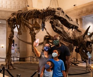 Selfies with the T-Rex, who can resist? Photo courtesy of the LA Natural History Museum