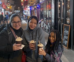 Drink chocolate chaude with kids in Paris