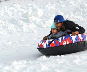 Snow tubing in the sunshine is the LA way. Photo courtesy of Big Bear Snow Play