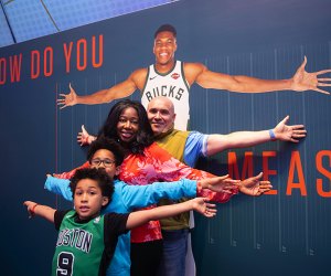 Image of kids at Basketball HOF - Winter Activities in CT